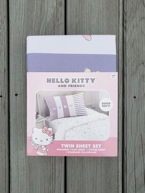 Hello Kitty & Friends Twin Sheet Set - 3Pc